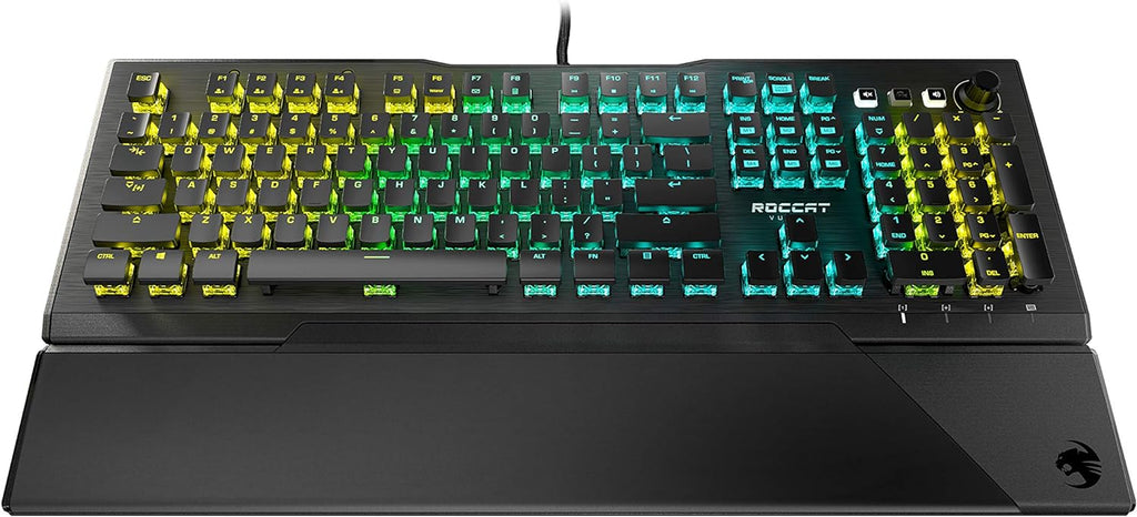 Black Tenkeyless Linear Optical Gaming Keyboard with Anodized Aluminum Top Plate A97409