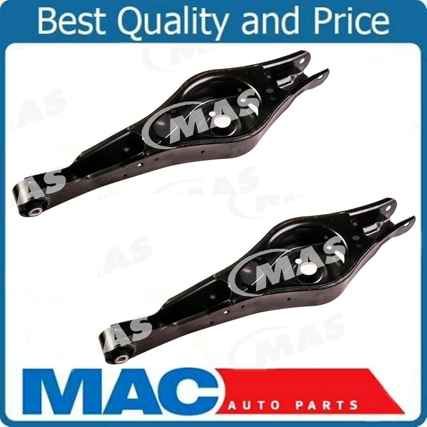 Rear Lower Rearward Suspension 2pc Control Arm Set for VW Jetta D4856