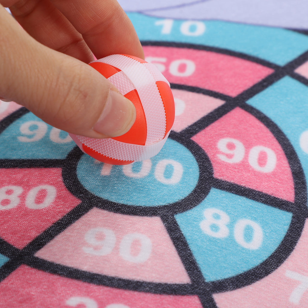 Cartoon Dart Board Game Set with Sticky Balls E235506