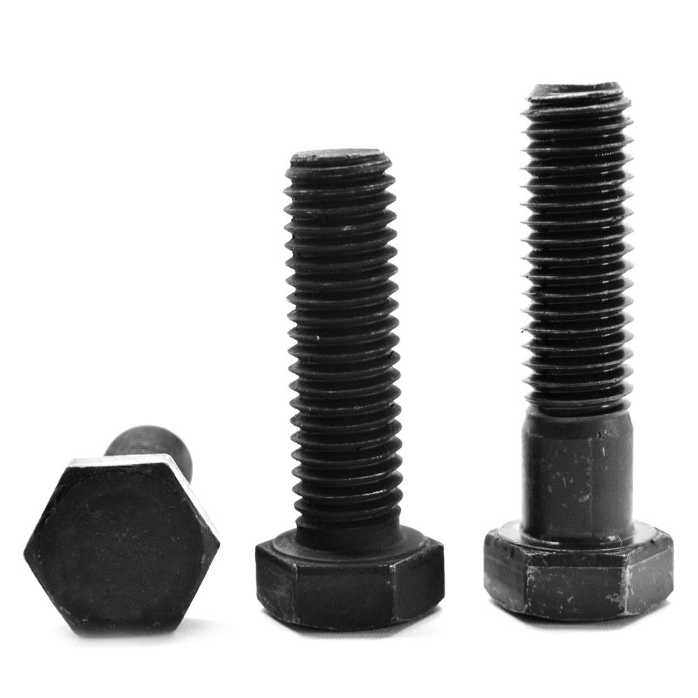 3/4x22-16 x 1 1/2x22 Fine Thread Grade 5 Hex Cap Screw Black Oxide Pk 10 L450282