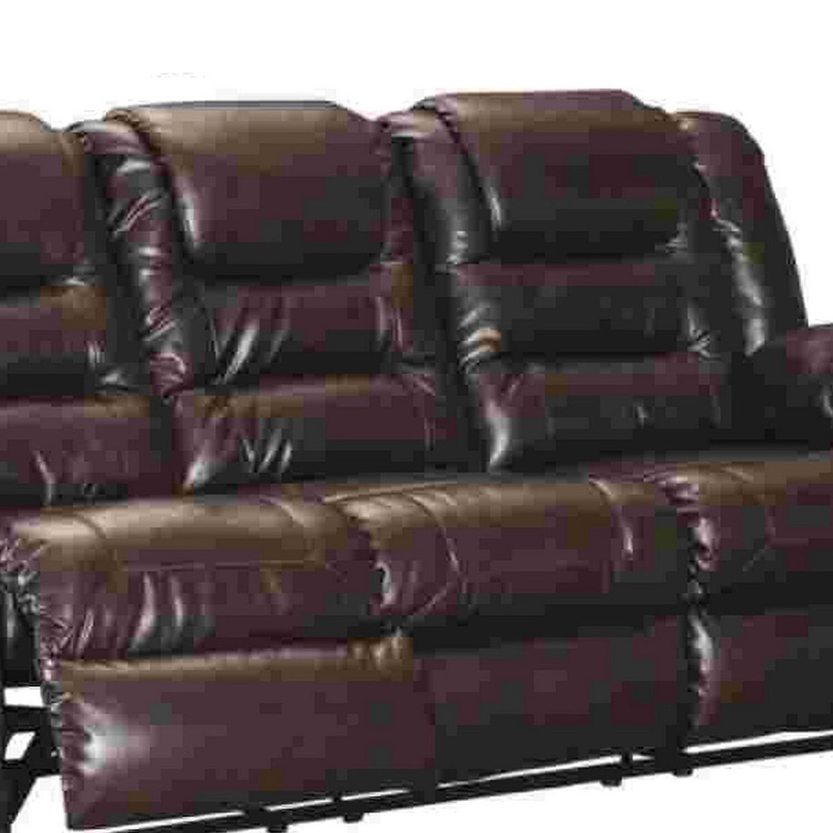 Mocha Brown Reclining Sofa I715986