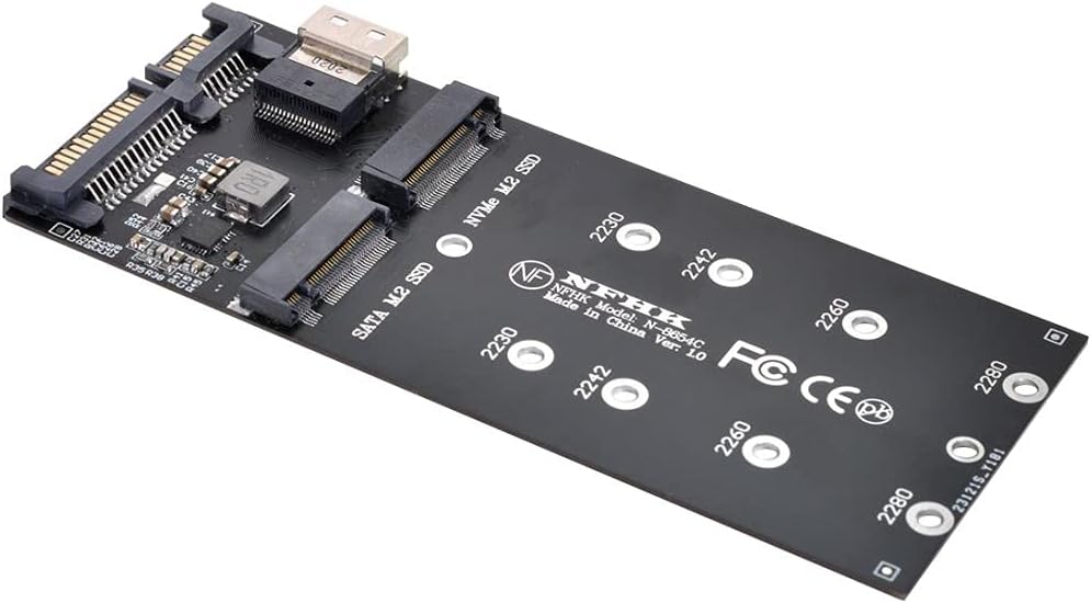 U.2 to Slimline SFF-8654 4i NVME PCIe SSD Cable, Pack of 2 P268724
