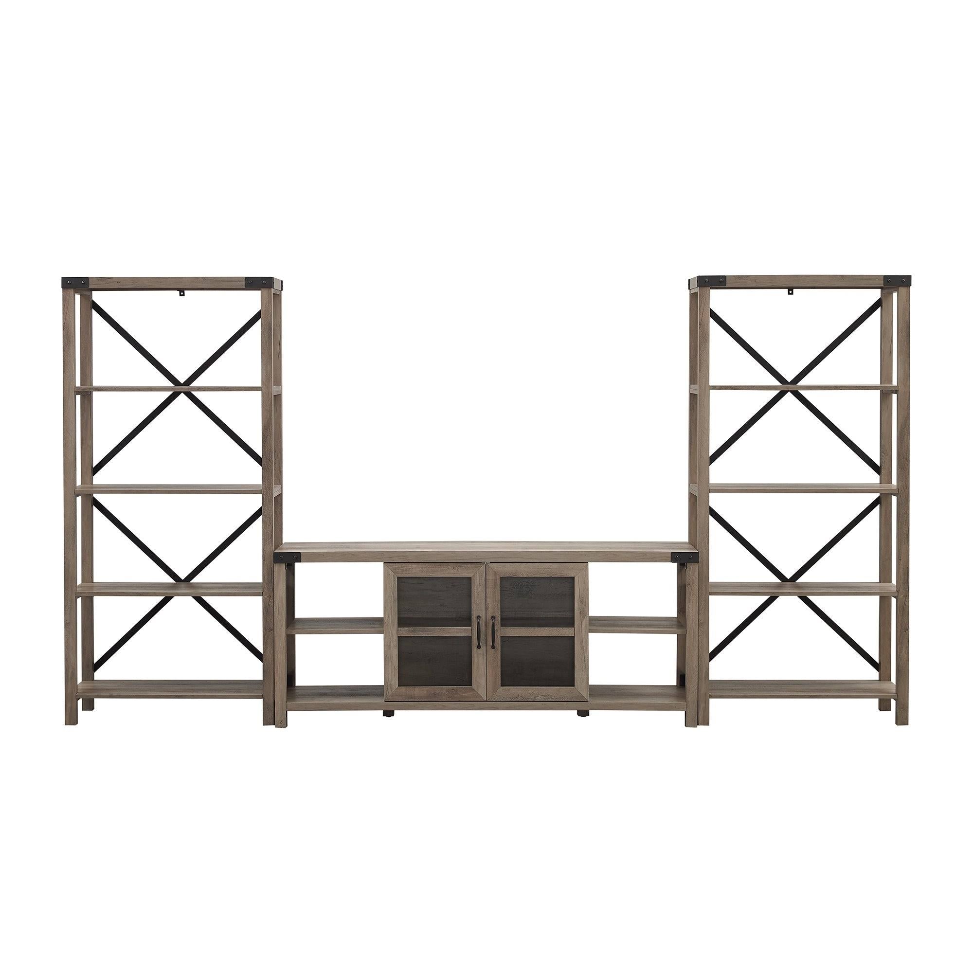 White Oak Entertainment Wall W72562