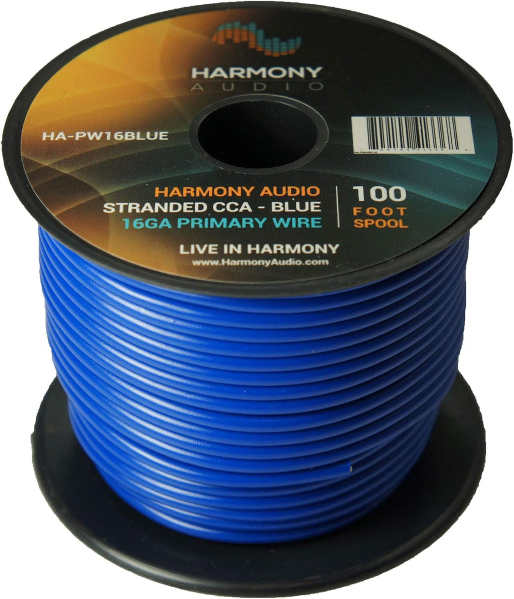 16 Gauge Single Conductor Power or Ground Wire - 10 Rolls - 1000 Feet - Color Mix F377562