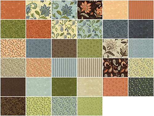 42 Precut Fabric Quilt Squares B448