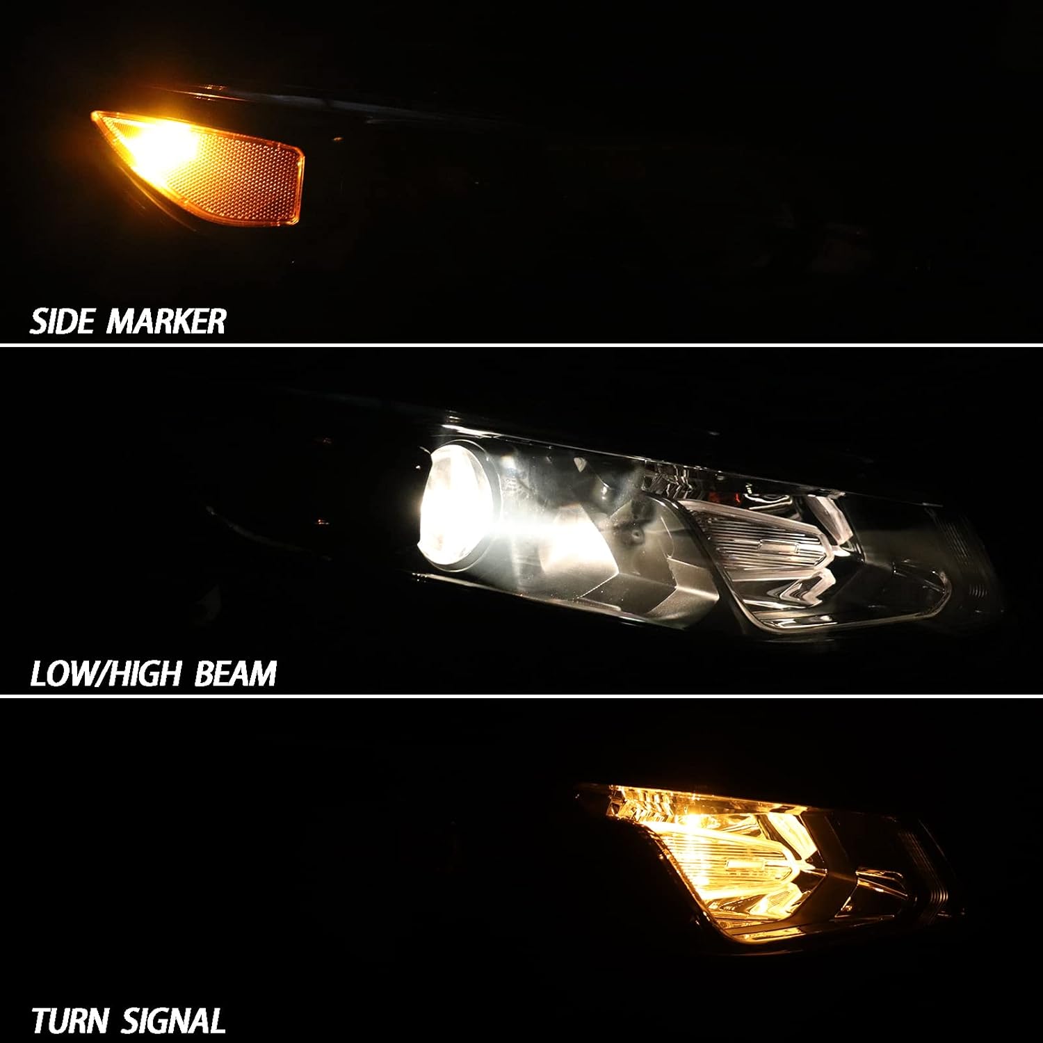 Halogen Headlights Assembly for 2016 2017 2018 Chevrolet Malibu, Passenger Side L34017