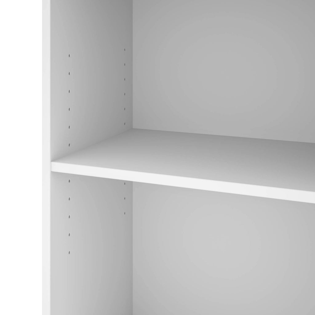 Walnut Grey White Bookcase H659521