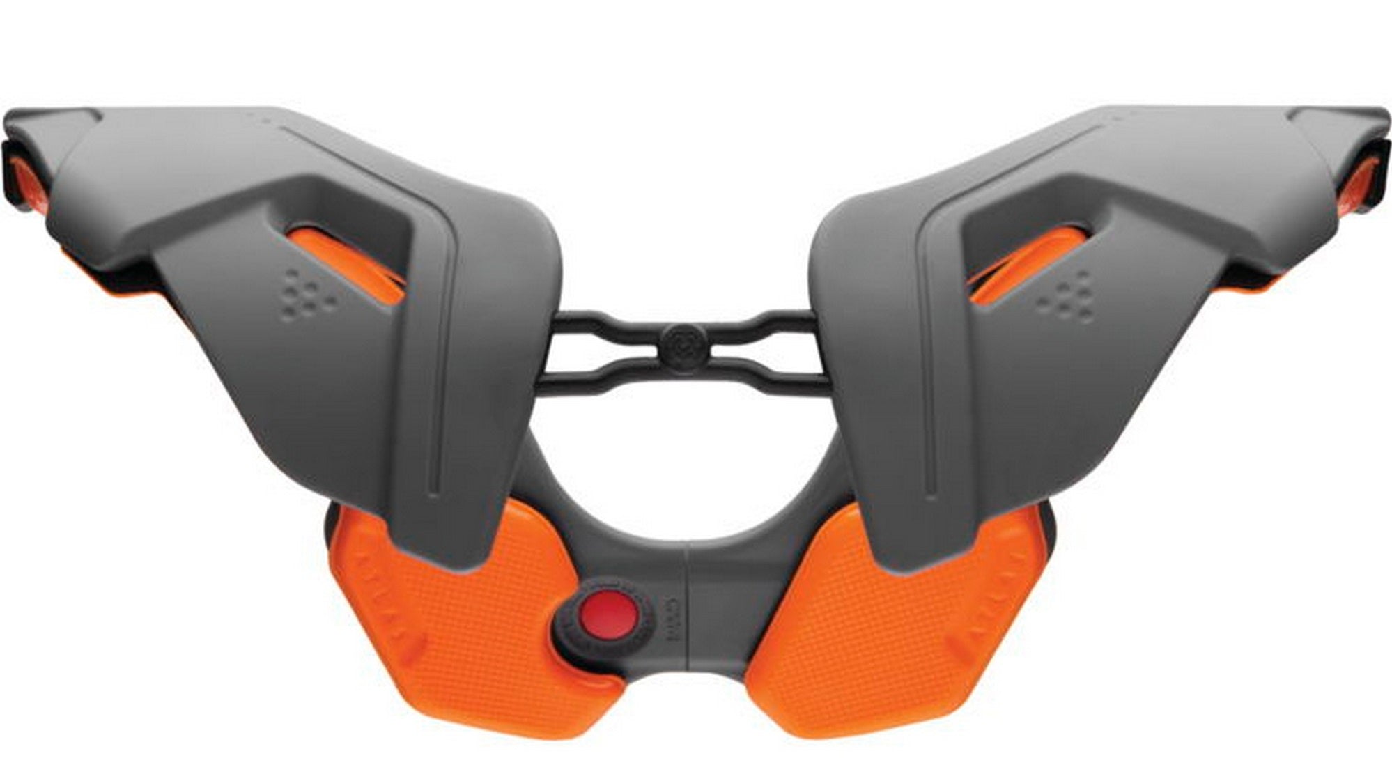 Offroad Neck Brace Gray/Orange LG/XL O410399