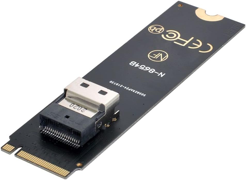 U.2 to Slimline SFF-8654 4i NVME PCIe SSD Cable, Pack of 2 P268724