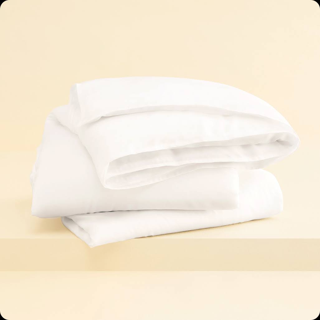 Gray Stripe Full/Queen Eucalyptus Duvet Cover Y4969