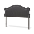 Queen Size Dark Grey Fabric Headboard G266