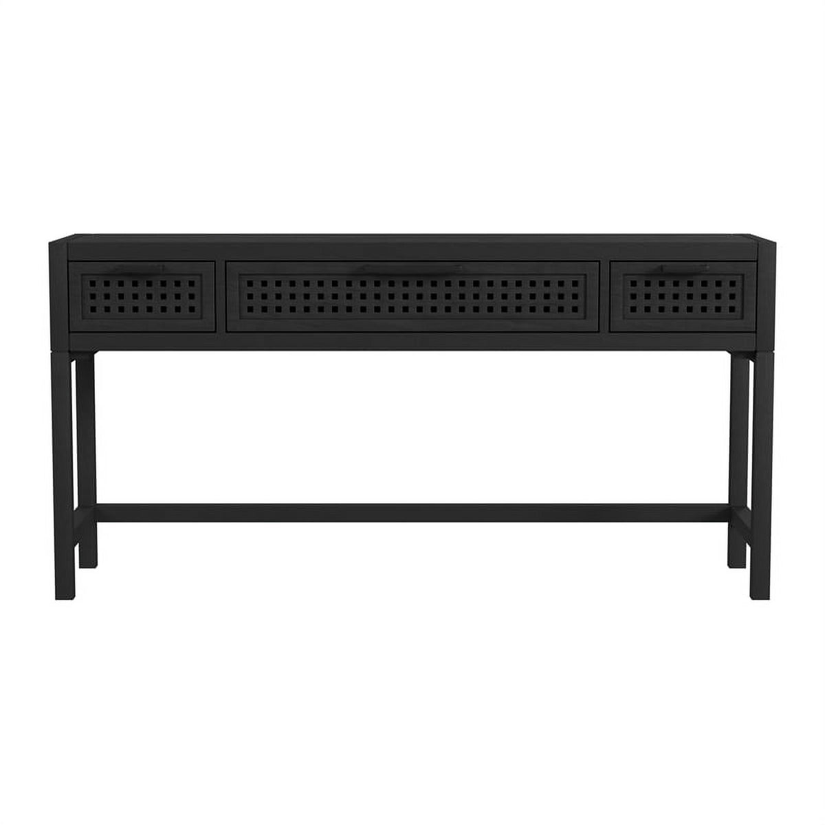 Black Wood Console Table G340