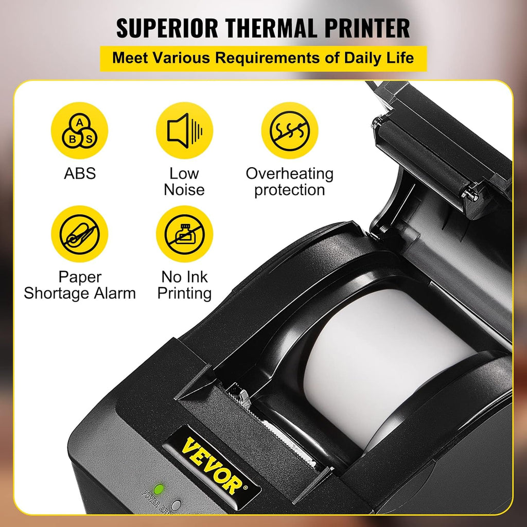 58mm Thermal Receipt Printer with USB Port V10979
