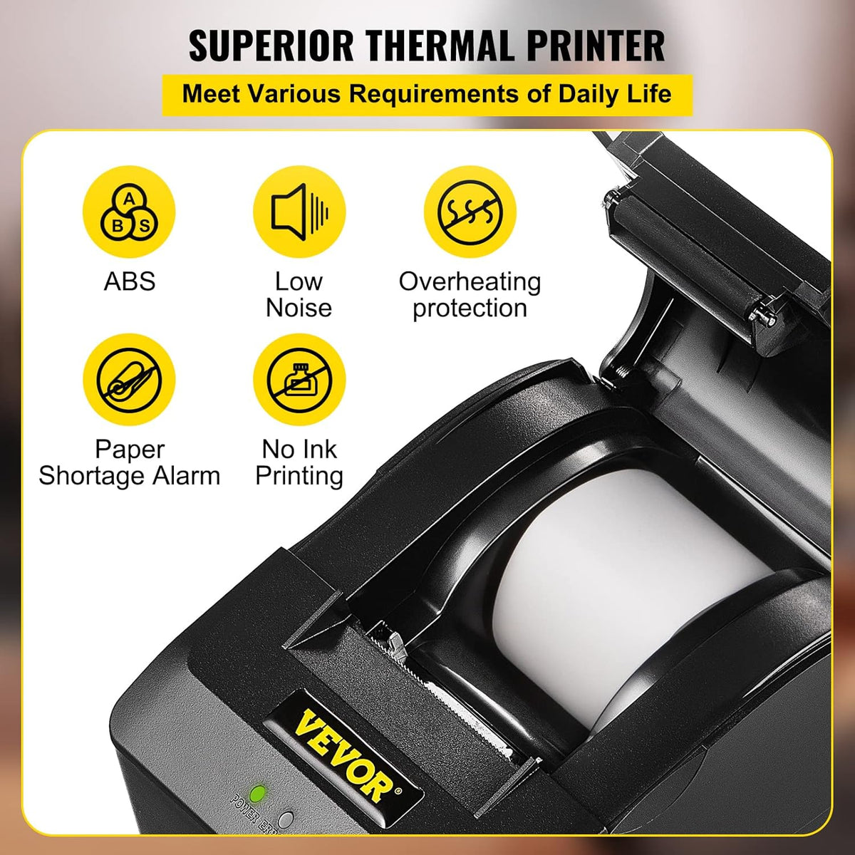 58mm Thermal Receipt Printer with USB Port V10979