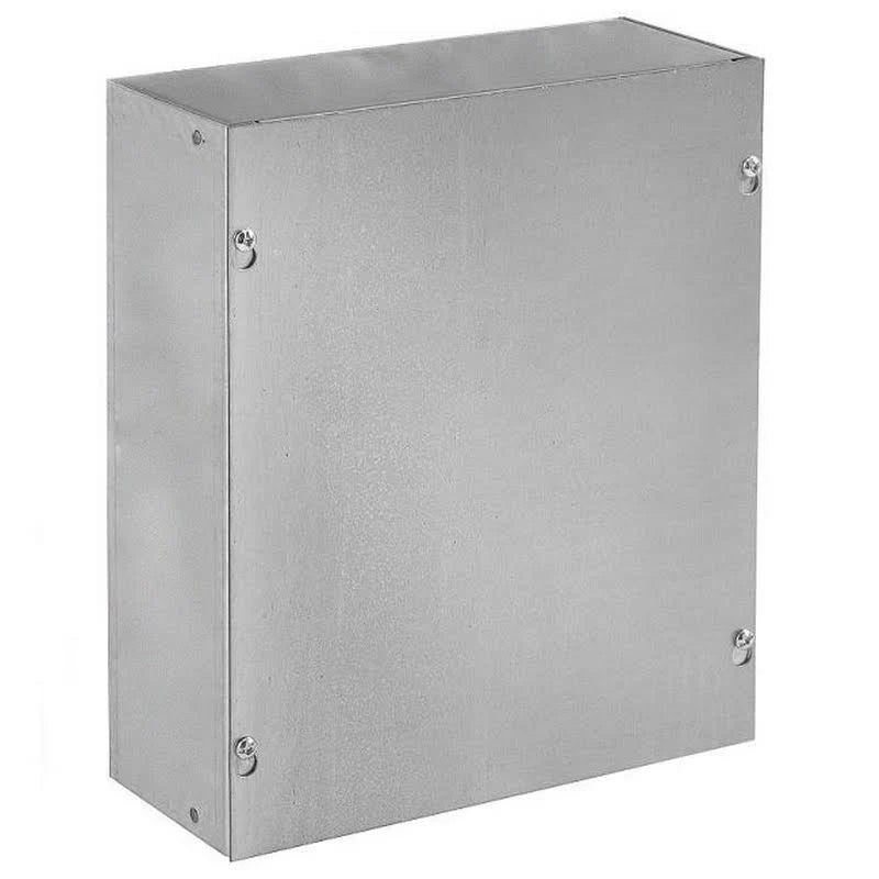 Pull Box, Screw Cover, Steel, 24 x 24 x 6 inch, Gray I405