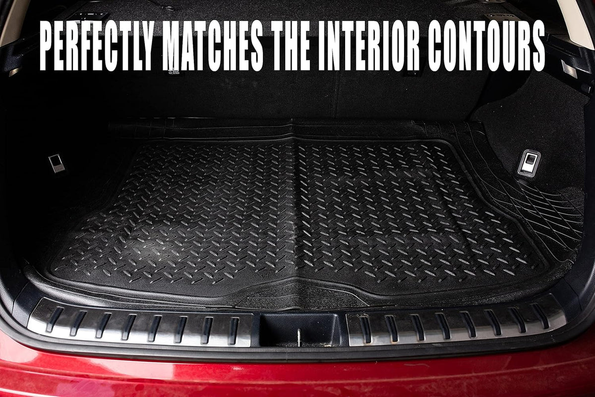 Black Rubber Trunk Mat 44'' x 54.3'' P122