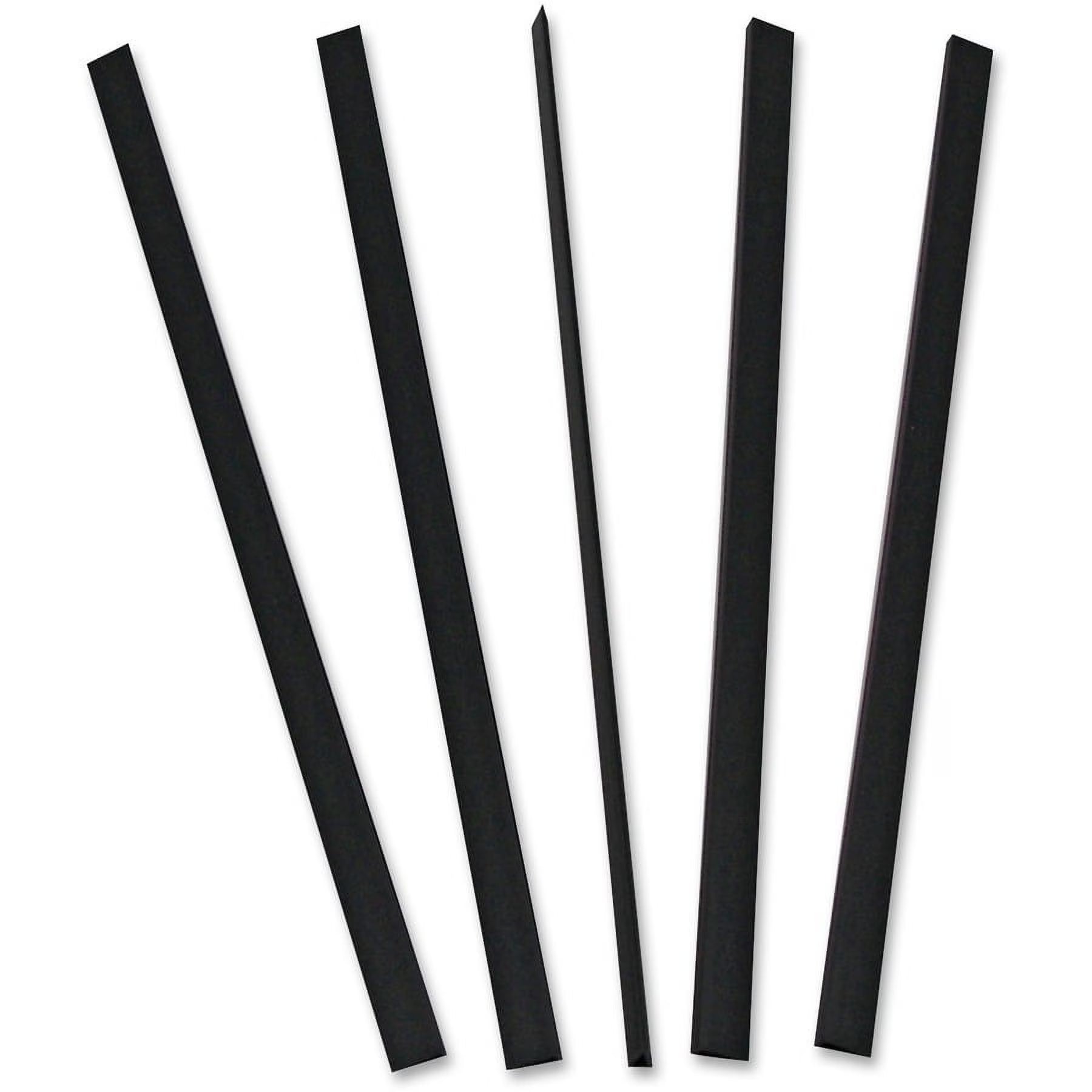 Binding Bars Only - Black, 11 x 1/8, 100/BX, Bundle of 2 Boxes E665
