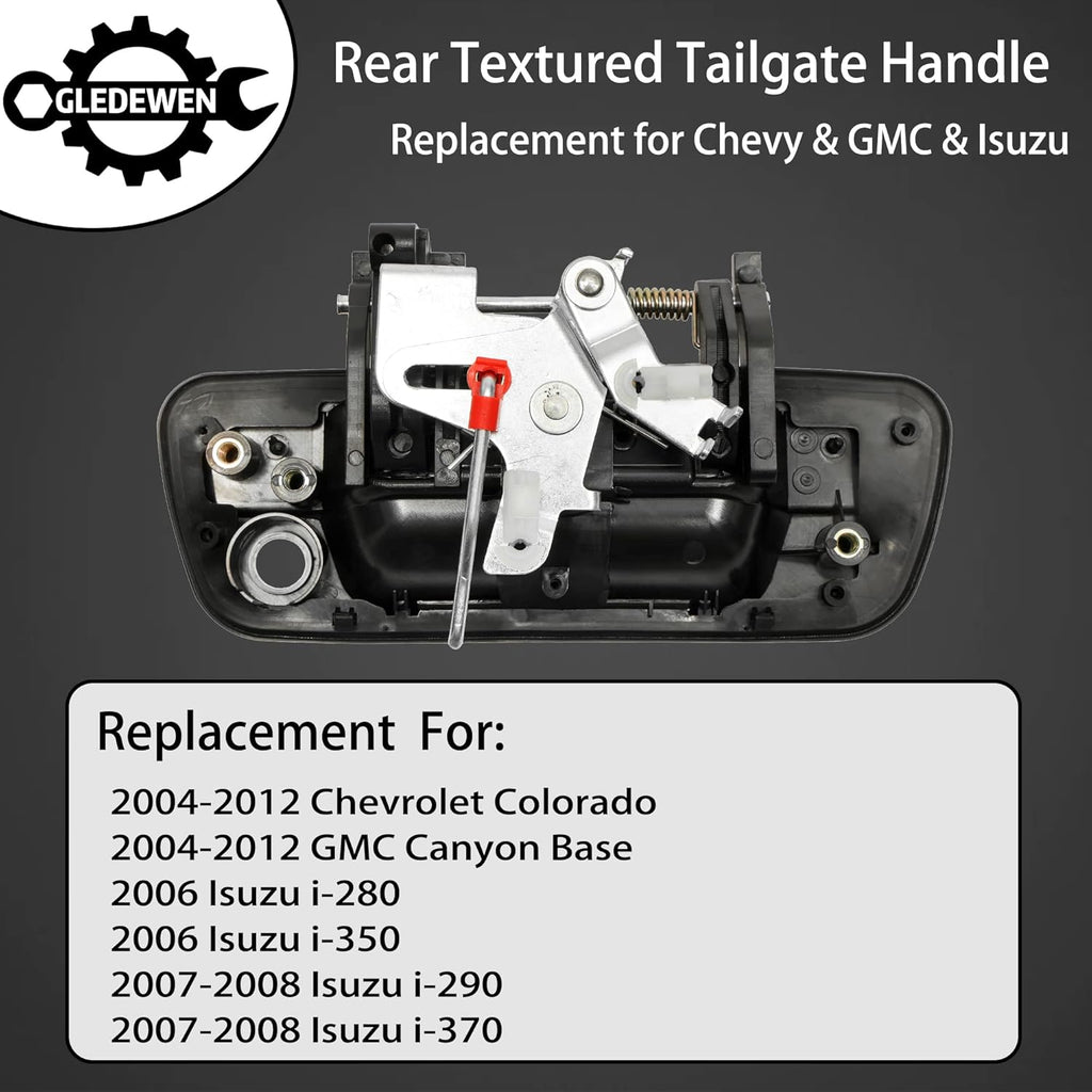 Tailgate Handle Exterior Rear Textured with Keyhole, Pack of 2 P542