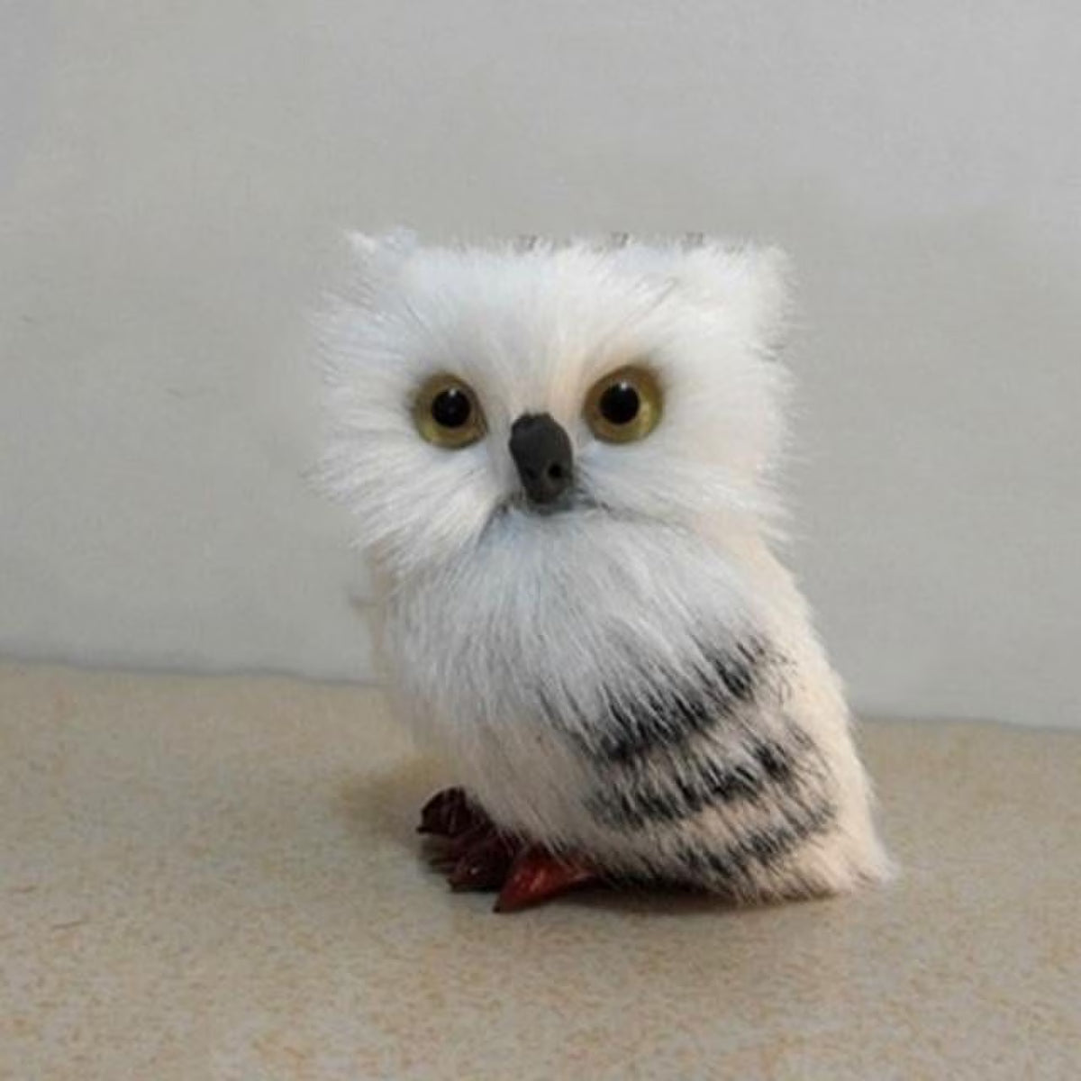 Owl Plush Toys Miniature Figurines X4353