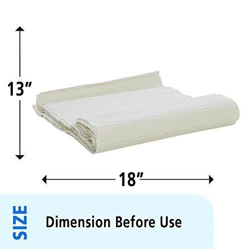 Disposable Towels, White/Natural B86937