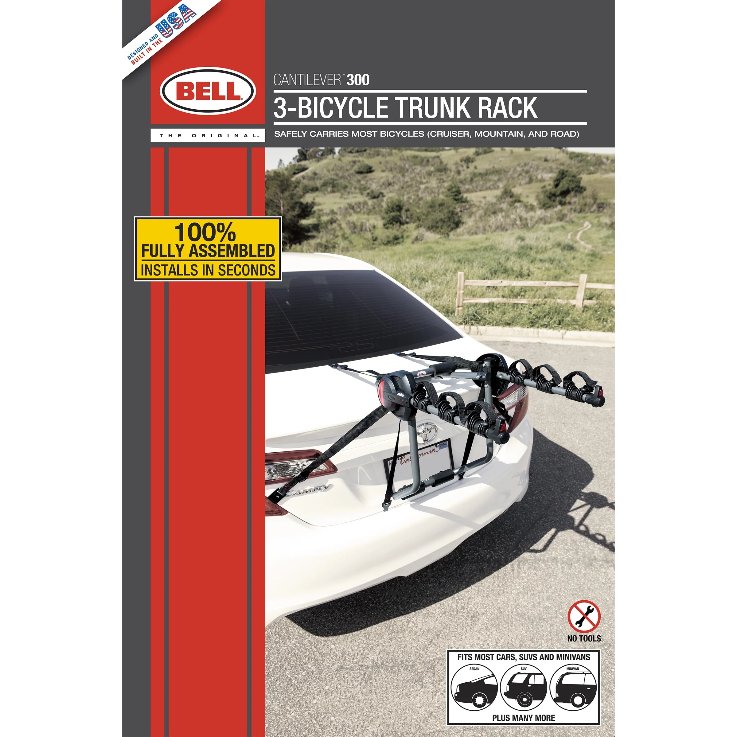 3-Bike Trunk Rack R528957