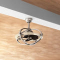22x22 LED Caged Ceiling Fan with Remote Control and Light Kit S4481