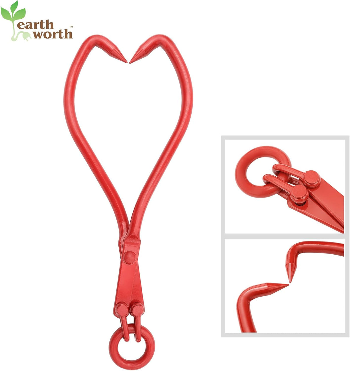 Red Pack of 2 Skidding Swivel Tongs 17 Inch M57488