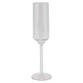 6 oz Clear Plastic Champagne Glass L319