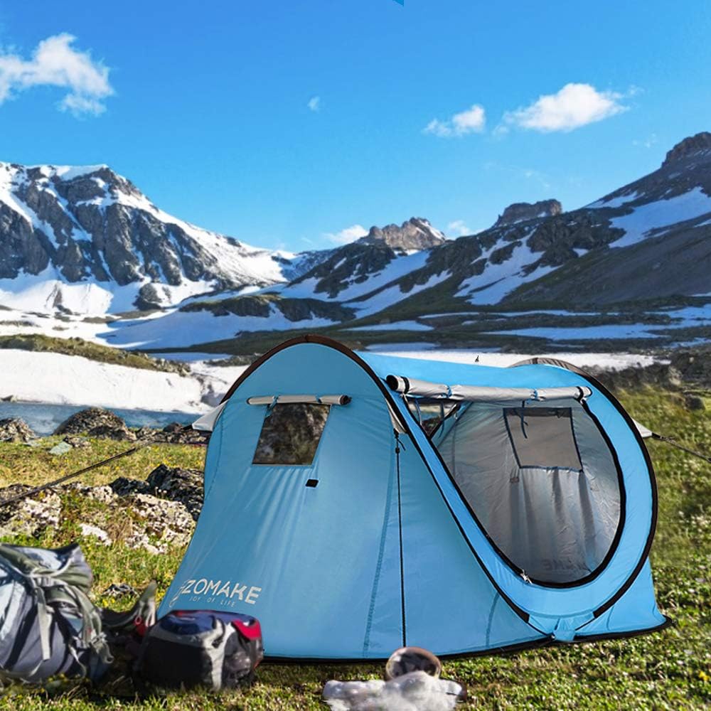 Pop Up Tent 2-4 Person with Carrying Bag N32874