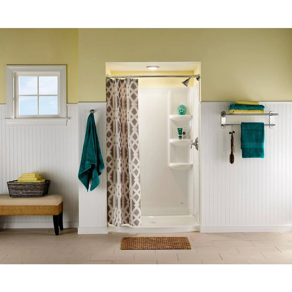 3-Piece Direct-to-Stud Shower Wall in Arctic White R834106