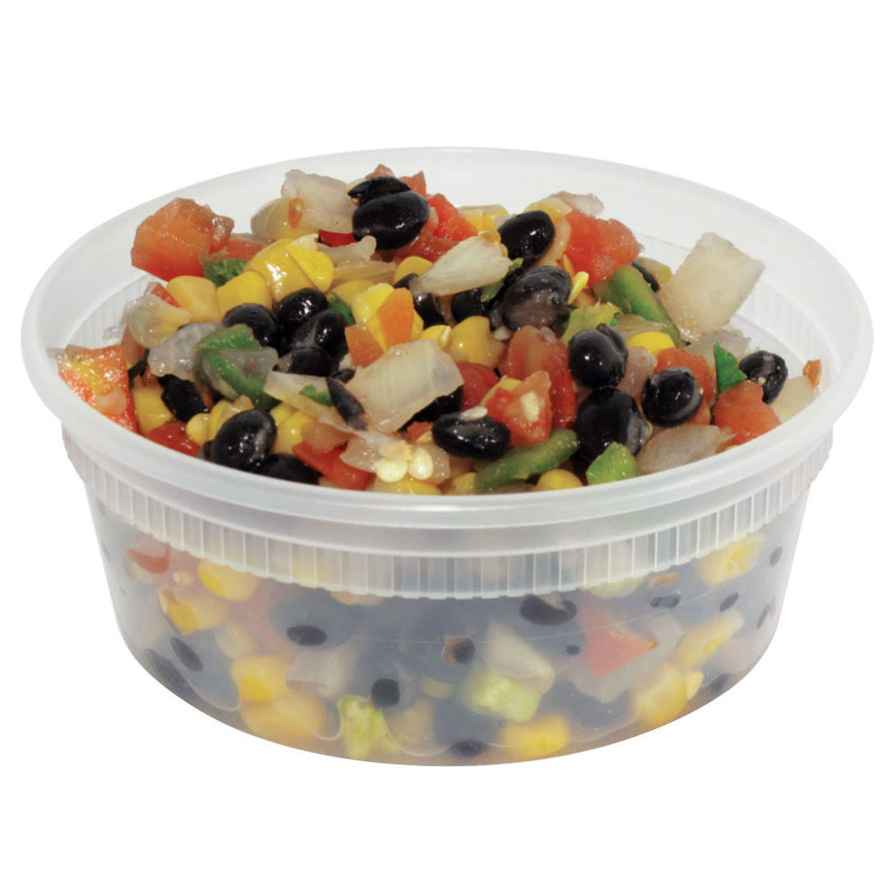 Translucent 8 oz Microwavable Container T4398