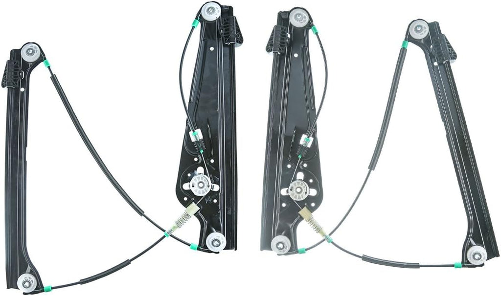 Set of 2 Front Window Regulator without Motor for BMW E65 E66 745i 745Li 750i 750Li 760i 760Li D458156