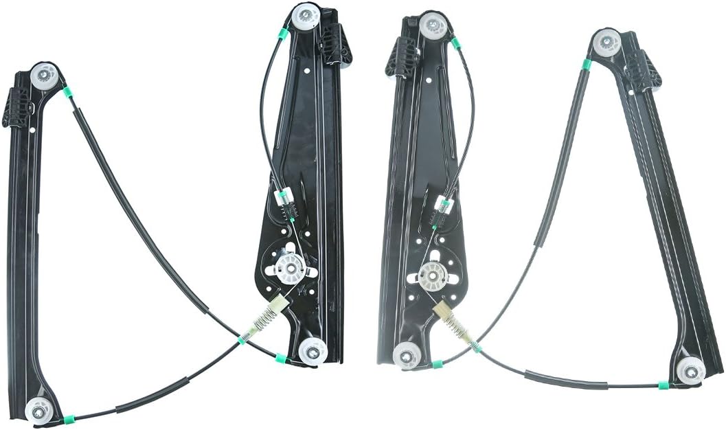 Set of 2 Front Window Regulator without Motor for BMW E65 E66 745i 745Li 750i 750Li 760i 760Li D458156