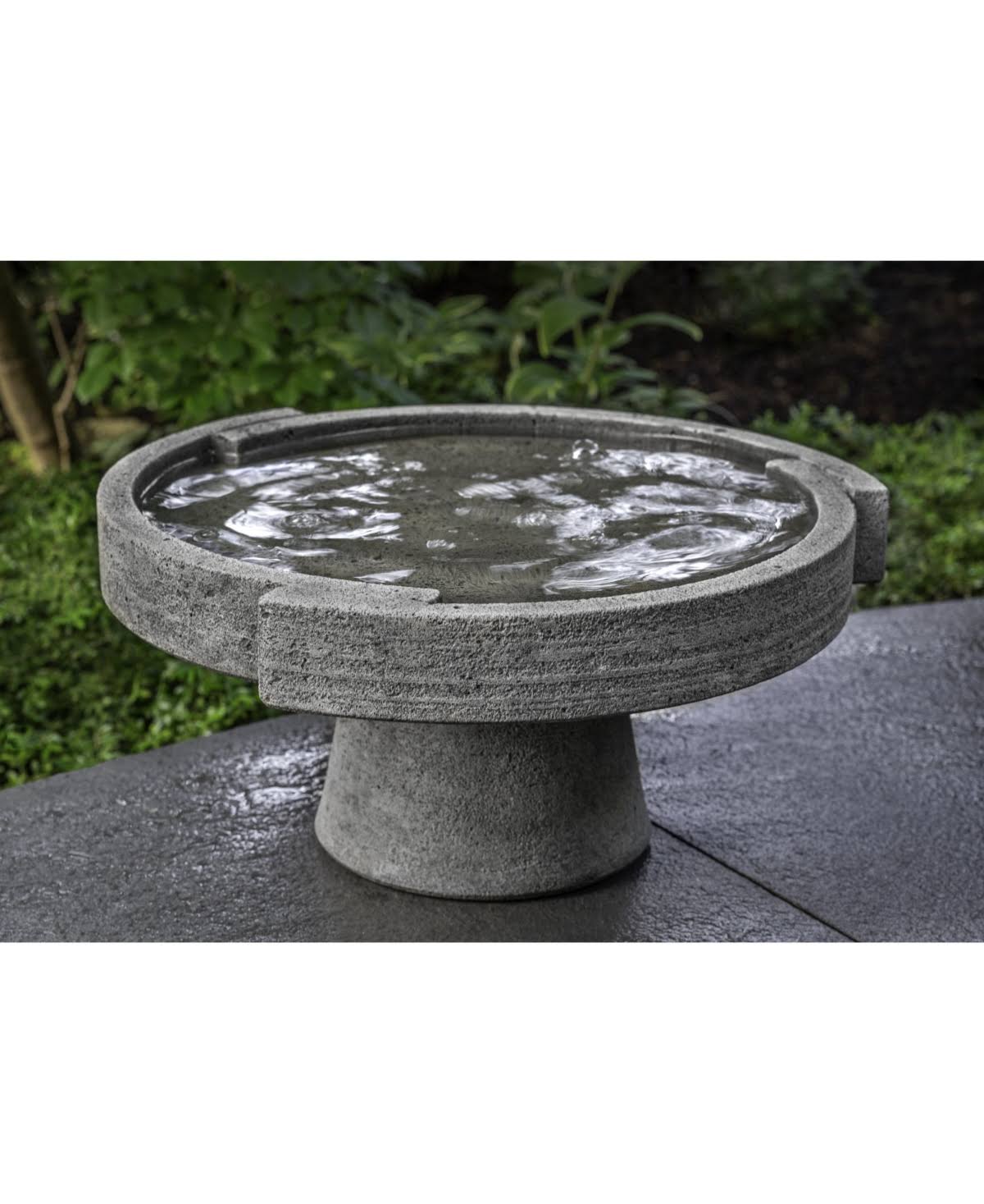 Cast Stone Birdbath, Brownstone K230
