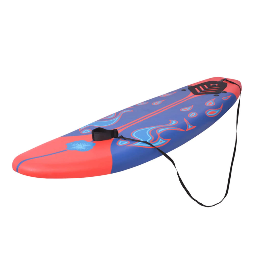 Blue and Red 66.9" Surfboard K573