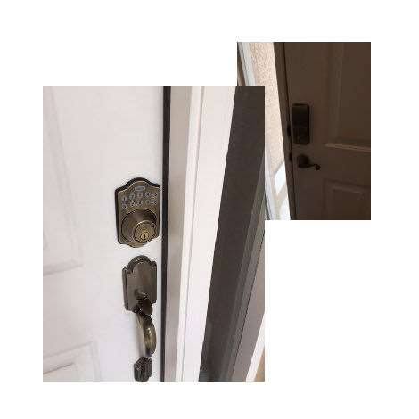 Antique Brass Electronic Deadbolt E395227