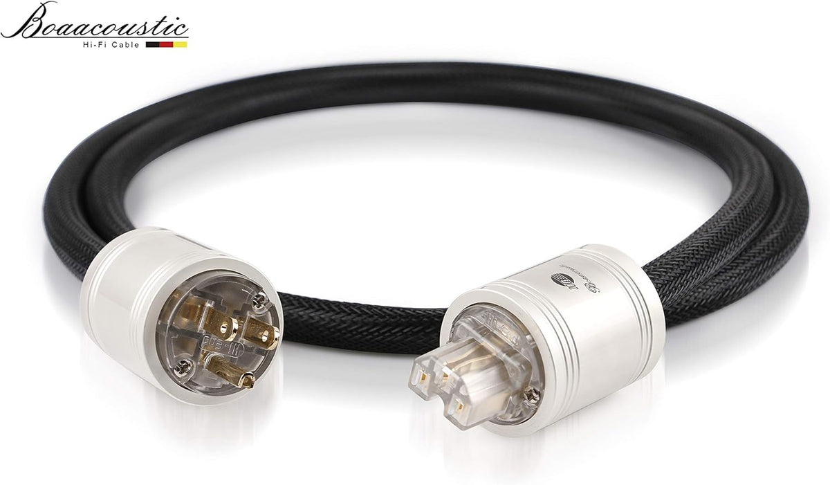 HiFi Power Cord, Male to Female Power Cable, US Plug, 3ft/1M R883