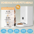 7L Automatic Cat Feeder with Voice Recorder, Pack of 2 H8885