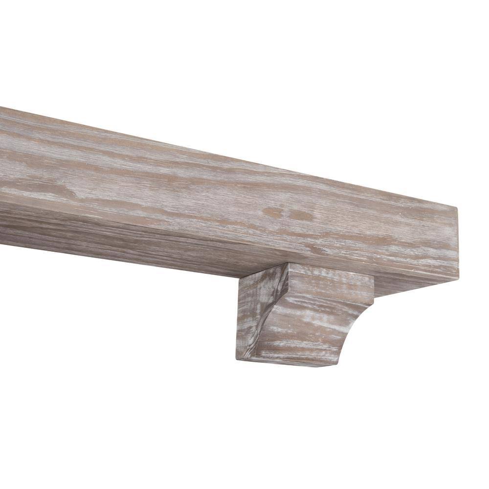 72x22 Farmhouse Mantel Shelf E5887