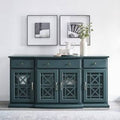 Dark Teal Breakfront Sideboard P1966