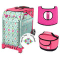Hot Pink/Black Seat Cover with Pink Lunchbox V180