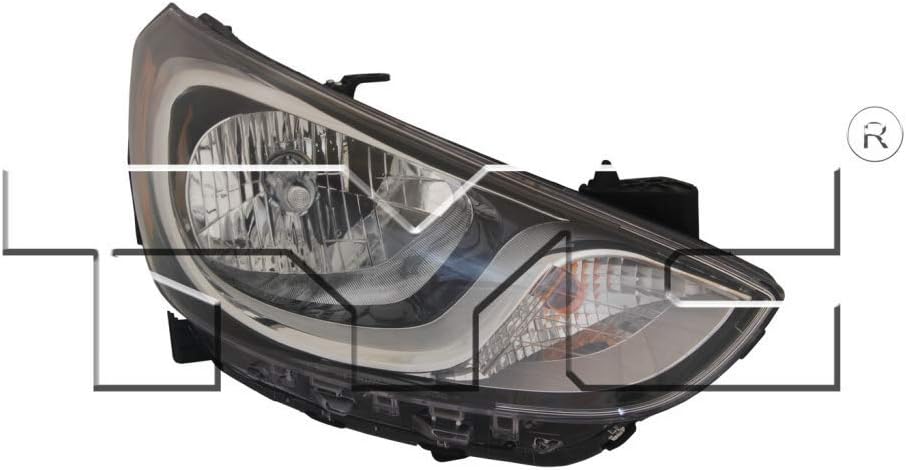 Hyundai Accent Headlight Assembly 2012 2014 Driver Side Halogen N744196