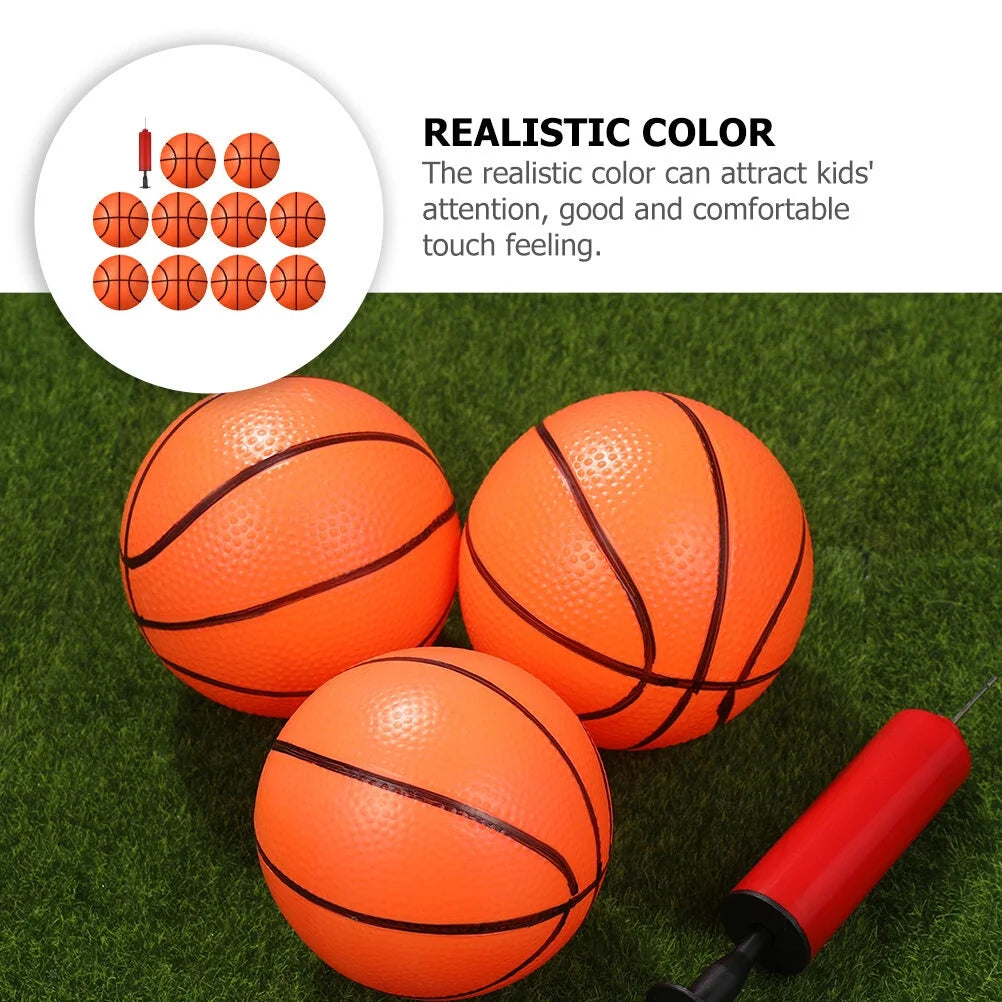 Mini Basketballs Inflatable Rubber Balls Set V1706