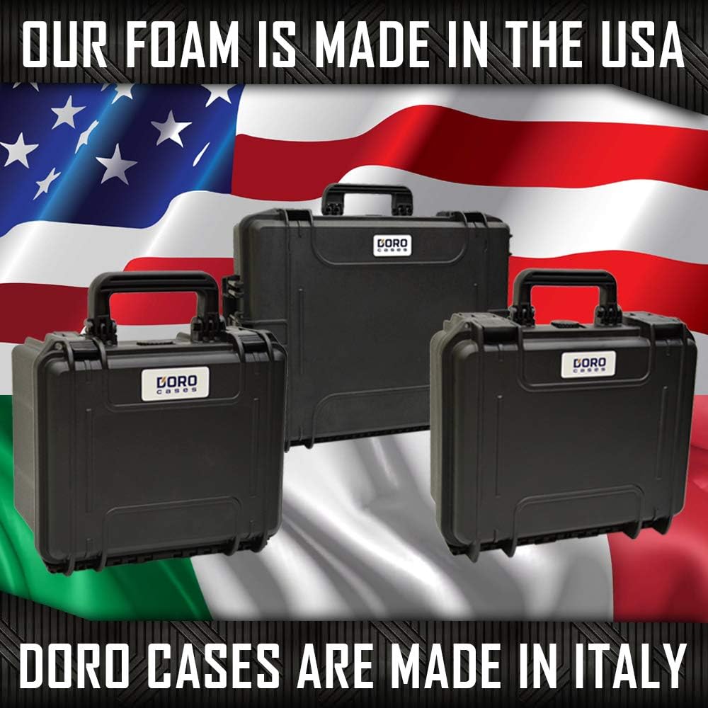 Waterproof Firearm Ammunition Case with Foam Insert F17490