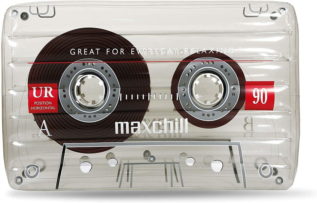 Oversized Clear Cassette Tape Pool Float Q4205