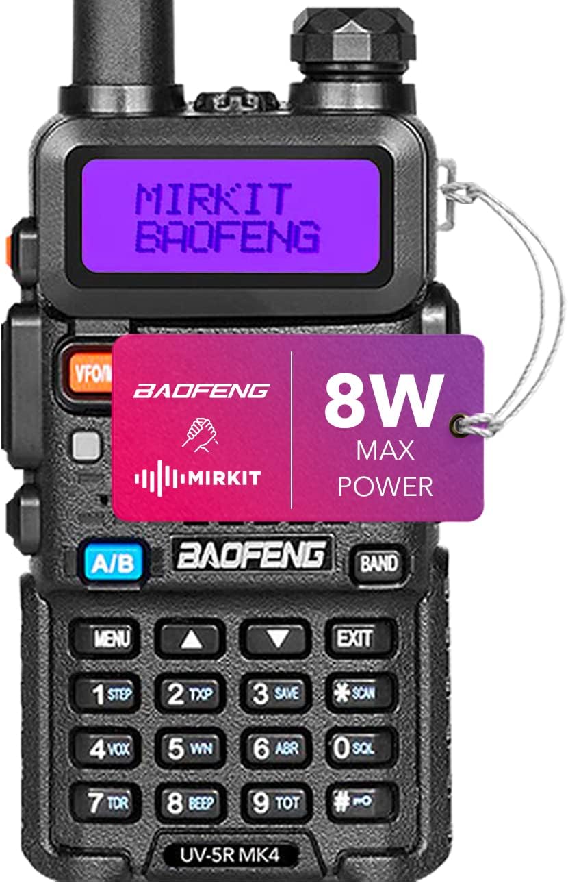 Two Way Radio with Battery 3800 mAh and Speaker Mic E24245