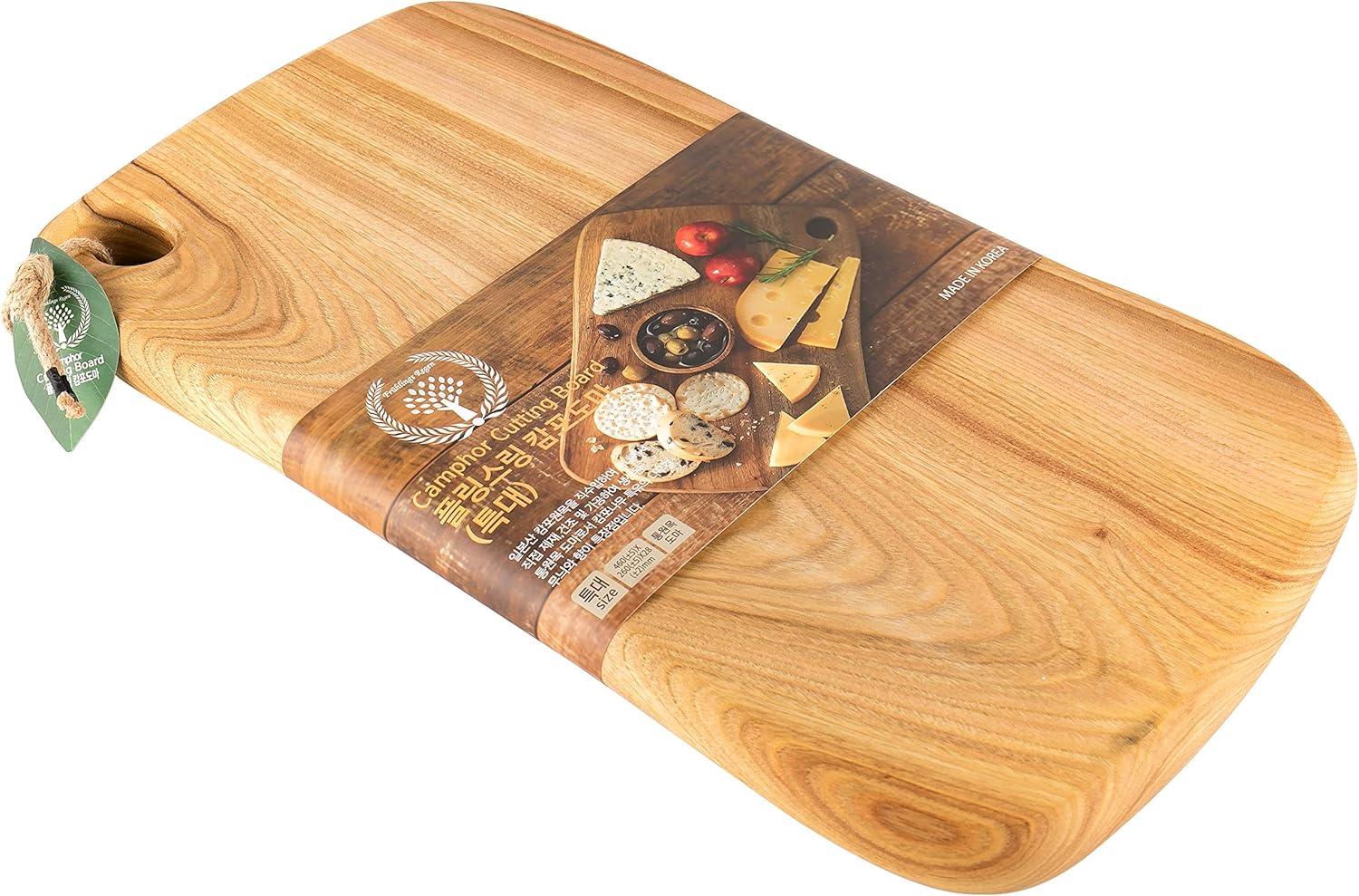 Fragrant Camphor Laurel Wood Reversible Cutting Board U842101