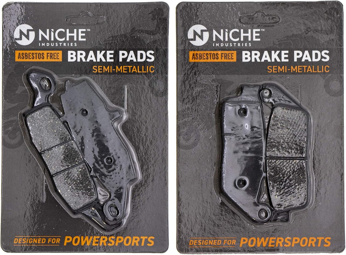 Semi-Metallic Brake Pad Set Pack of 2 Y712