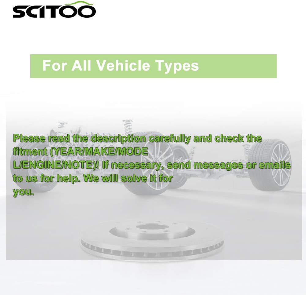 Drilled Slotted Brake Rotors Discs 4pcs H864019