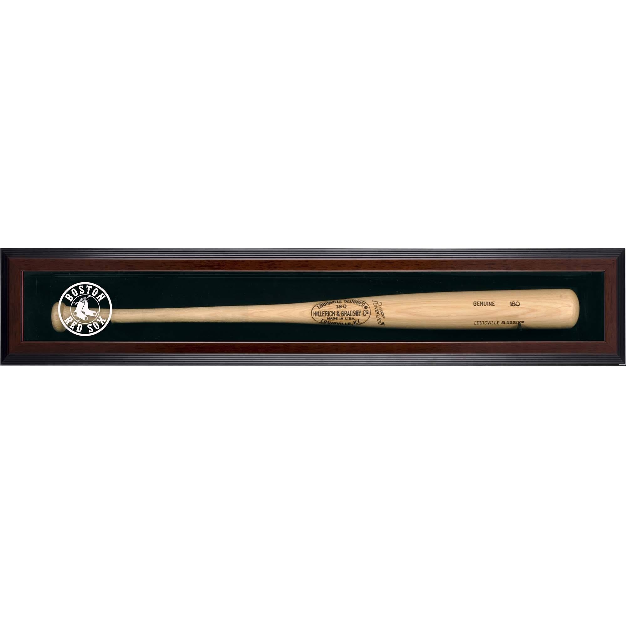 Brown Framed Single Bat Display Case V571281
